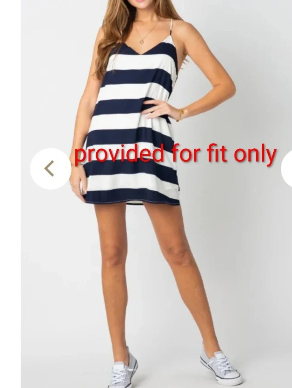 J. Crew Nautical Sailorcore Slip Racerback Dress Navy Blue & White Stripes Woven